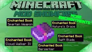 MORE ENCHANTMENTS! - Minecraft Mod Showcase: SUPER ABILITIES!