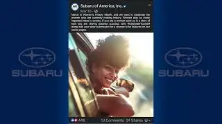 Subaru facebook Graphic