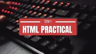 Html practical part 2 / bca / bse