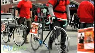 Flash Bike Mob in Boston, MA