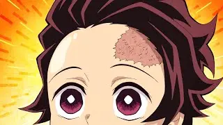 How Tanjiro head got as hard as a rock (DUB)