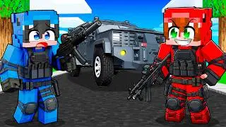 We Became SECRET POLICE in Minecraft!