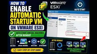 Enable automatic startup VM on ESXI