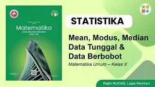 Statistika - Mean, Median, Modus Data Tunggal #fazanugas