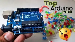 Top Arduino Project || How to glow led with Arduino uno || Arduino Uno R3 ||