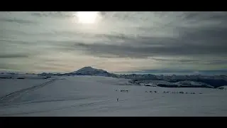 Сырные скалы и перевал Гумбаши. Февраль 2023.