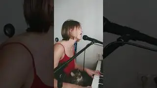 я и мой кот, люблю его❤️#музыка #вокал #кот #cover