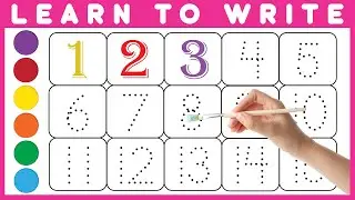 123 Numbers | 123 Number Names | 1 To 15 Numbers Song | 12345 learning for kids #kidsvideo #kidssong