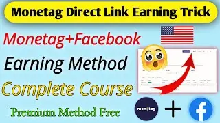Monetag Direct Link New Earning Method |Monetag Arbitrage Complete Course ✅|Monetag Earning Method 🔥