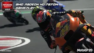 MotoGP 20 Gameplay on AMD Radeon HD 7670M