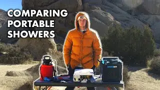 Comparing Portable Showers (RinseKit vs. Solar Bag Shower, Pump Shower, Portable Propane Heater)