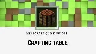 How to make a crafting table