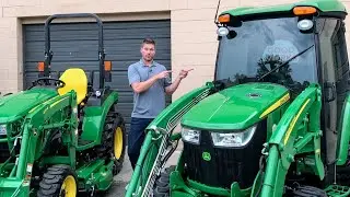 1 HORSEPOWER MAKES A HUGE DIFFERENCE! JOHN DEERE 2038r vs 3039R