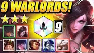 LOL TFT STRATEGY -  WARLORD COMBO EPIC WIN ( League of Legends )