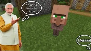Modi playing Minecraft 🤣🤣