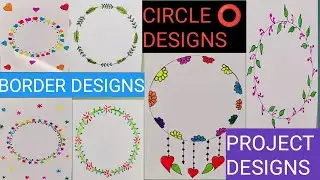 circle designs::assignment front page designs::project front page designs #drawing#project