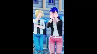 【MMD Miraculous】Marry Me Adrien! (Marinette×Adrien)【60fps】 
