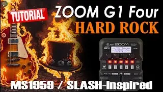 Zoom G1 Four Slash Riffs, Lead, Clean: How to Program
