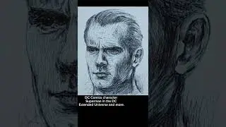 SCRIBBLE DRAWING: HENRY CAVILL /SUPERMAN