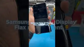 স্যামসাং নোট 10 কালো ডিসপ্লে এবং সবুজ ডিসপ্লে মেরামত @gsmrakibyt #smartphone #foryou #repair #cr7