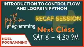 Control flow in python