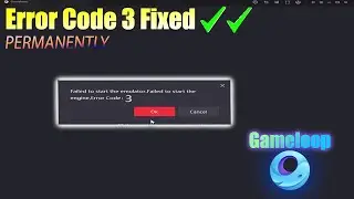 GAMELOOP ERROR CODE 3 FIXED✔️✔️ | PUBG MOBILE GAMELOOP 32 BIT ERROR CODE 3 FIXED JUST IN SECONDS✔️✔️