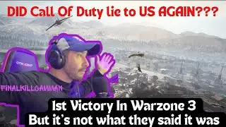 @FinalKillCamMan 1st Win in @Warzone 3. But  Did Call Of Duty Lie to us??