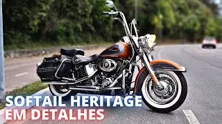 HARLEY DAVIDSON HERITAGE EM DETALHES