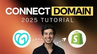 How to Add/Connect your Domain to Shopify (2025 Tutorial)