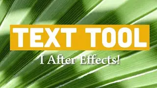 Text tool i After Effects #aftereffects #aftereffectstutorial #linkedinlive #effects #tools