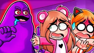 🟣 IMPOSIBLE ESCAPAR de GRIMACE en ROBLOX 😱 GRIMACE SHAKE