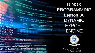 130 Programming Ninox - Export to Excel - Part IV - Dynamic Export