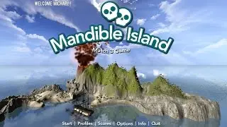 Mandible Island Match 3 Game Title Screen (Proof of Concept) Using Unity 3D and Playmaker