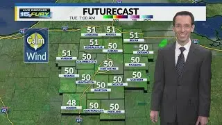 A sunny Tuesday ahead