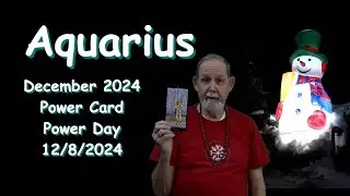 Aquarius December 2024 Horoscope Power Tarot Card & Power Day