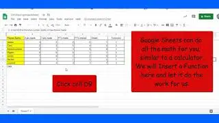 Google Sheets Quck Tutorial