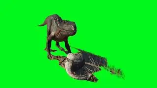 Dinosaur eating animal😱😱
