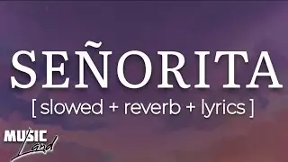 SEÑORITA || Camila Cabello, Shawn Mendes || [ slowed + reverb + lyrics ] #4k #music