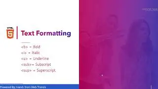 How to do Text Formatting in HTML 🔥🔥🔥