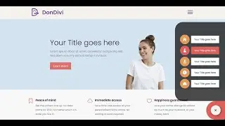 Create a Slide In Menu on Footer - DiviMenus