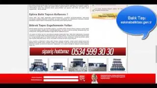 Eşkina Taşı - Balık Taşı - Böbrek Taşı - Eşkina Balık Taşı