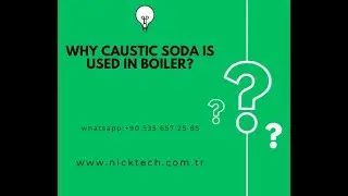 Why caustic soda is used in boiler?