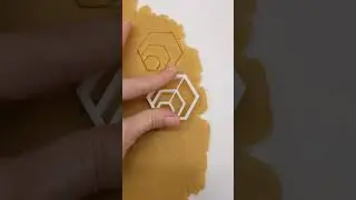 3D printed hex.com cookie cutter designed by Anamekory