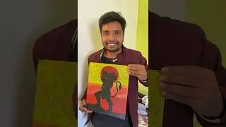 🥹Hanuman Ji On Glass🤯 