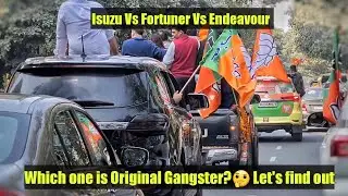 Vijay Yatra: Isuzu Vcross vs Fortuner vs Endeavour -Which is the Best Vehicle for a Political Rally?