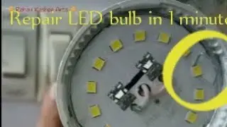 how to repair led bulb at home in one minute how to repair  LED