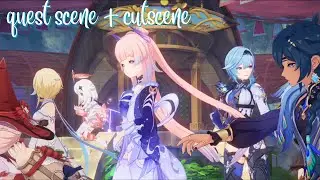 Idyia true form!? quest scene + full cutscene in Genshin Impact version 3.8 with Lumine