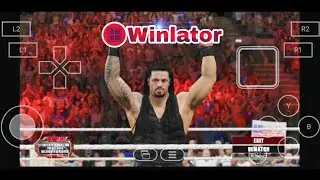 WWE 2k15 on Android with high graphics just gameplay #winlator