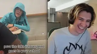 xQc Reacts to the Fake iShowSpeed
