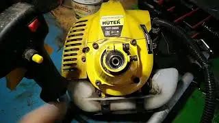 HUTHER - petrol trimmer. lubrication, maintenance.